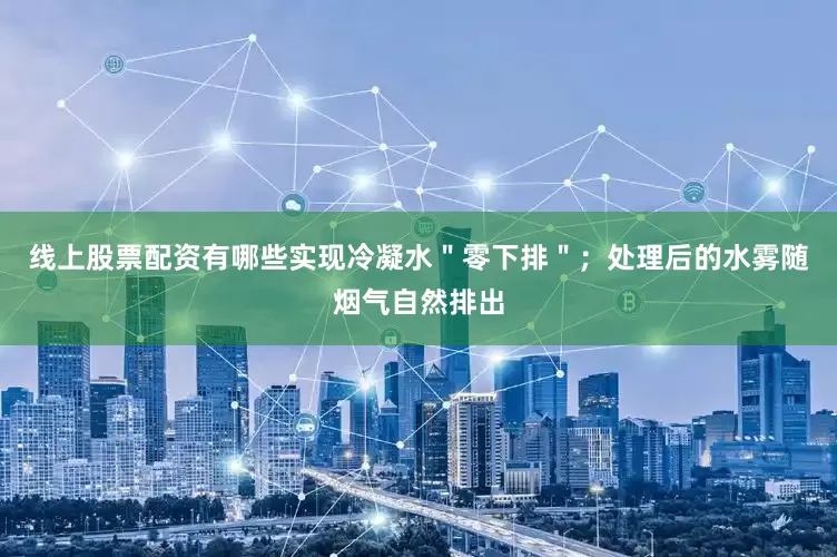 线上股票配资有哪些实现冷凝水＂零下排＂；处理后的水雾随烟气自然排出