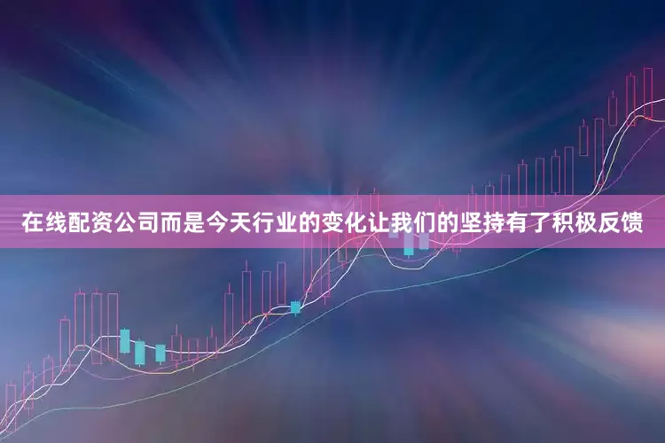 在线配资公司而是今天行业的变化让我们的坚持有了积极反馈